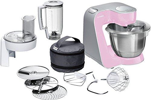 Bosch MUM58K20 - Robot de cocina (1000 W, acero inoxidable), color rosa palo