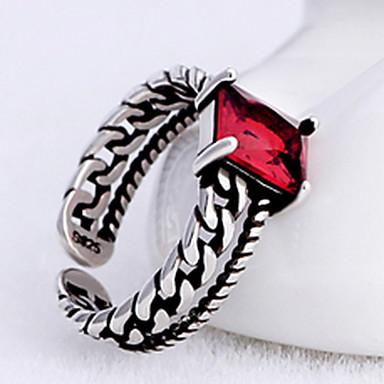 Anillos de talla grande - anillos de piedra roja