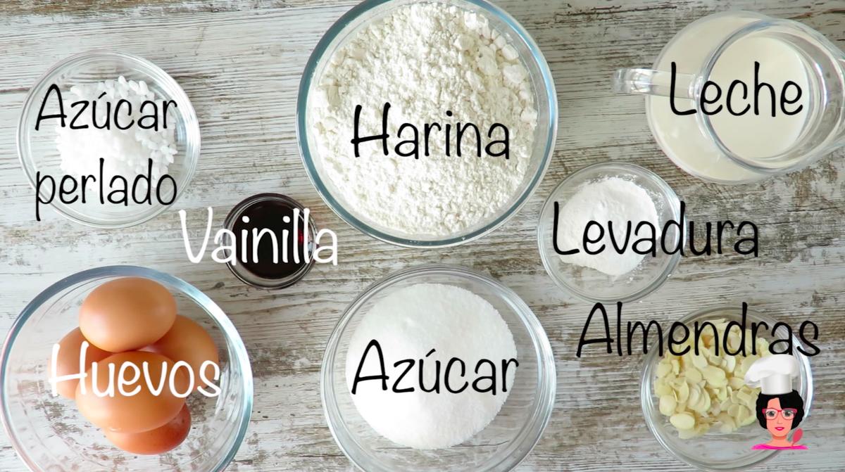 ingre bizcocho sin lactosa