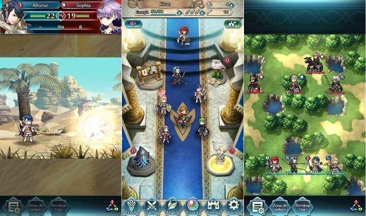 Fire Emblem Heroes juego rpg de nintendo para android gratuito con compras in-app descargar