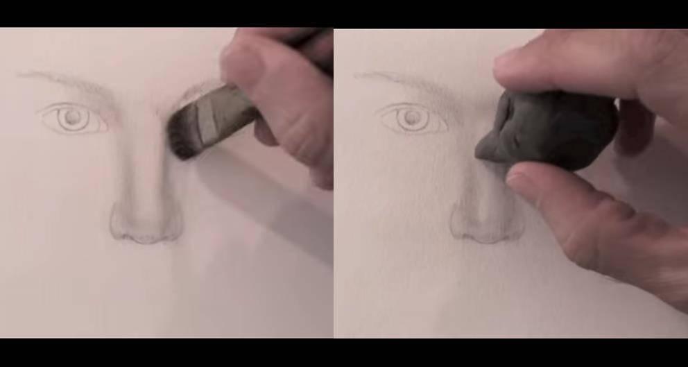 paso 7 para dibujar una nariz realista