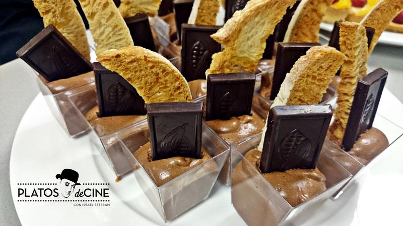 Mousse de chocolate para San Valentín