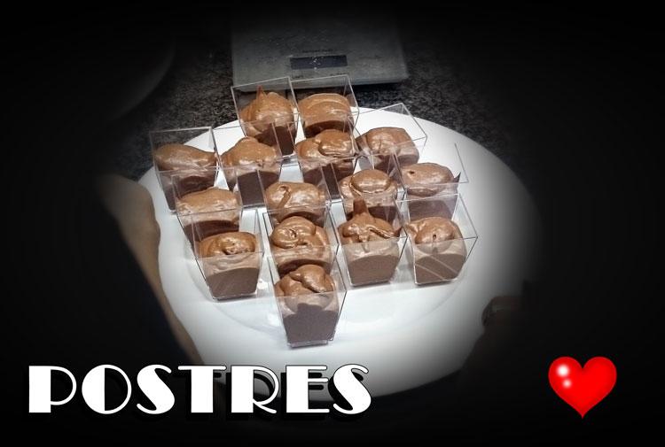 Receta de mousse de chocolate
