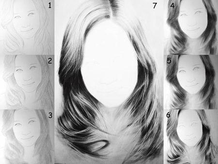 como aprender a dibujar cabello realista