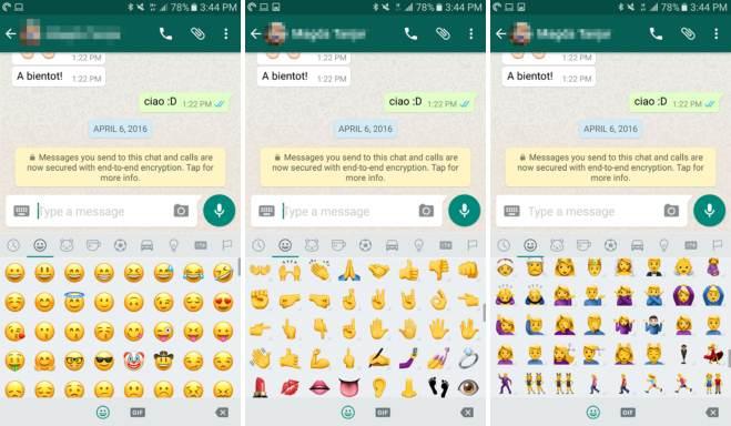 nuevos emojis para WhatsApp beta 2.17.44 descargar nuevos emojis para WhatsApp Unicode 9.0 Emoji 4.0 Android 7.1