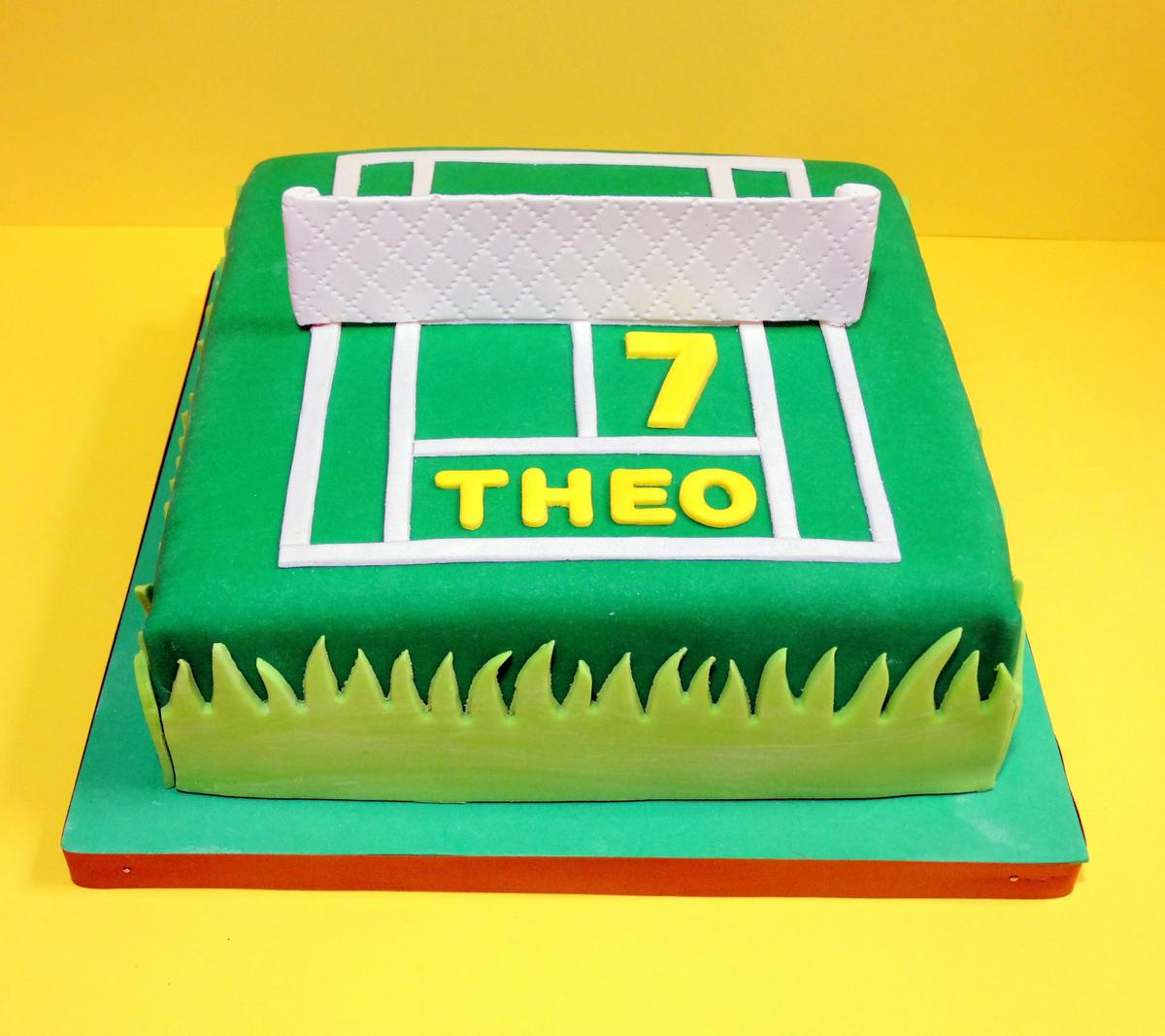 Tarta pista de tenis