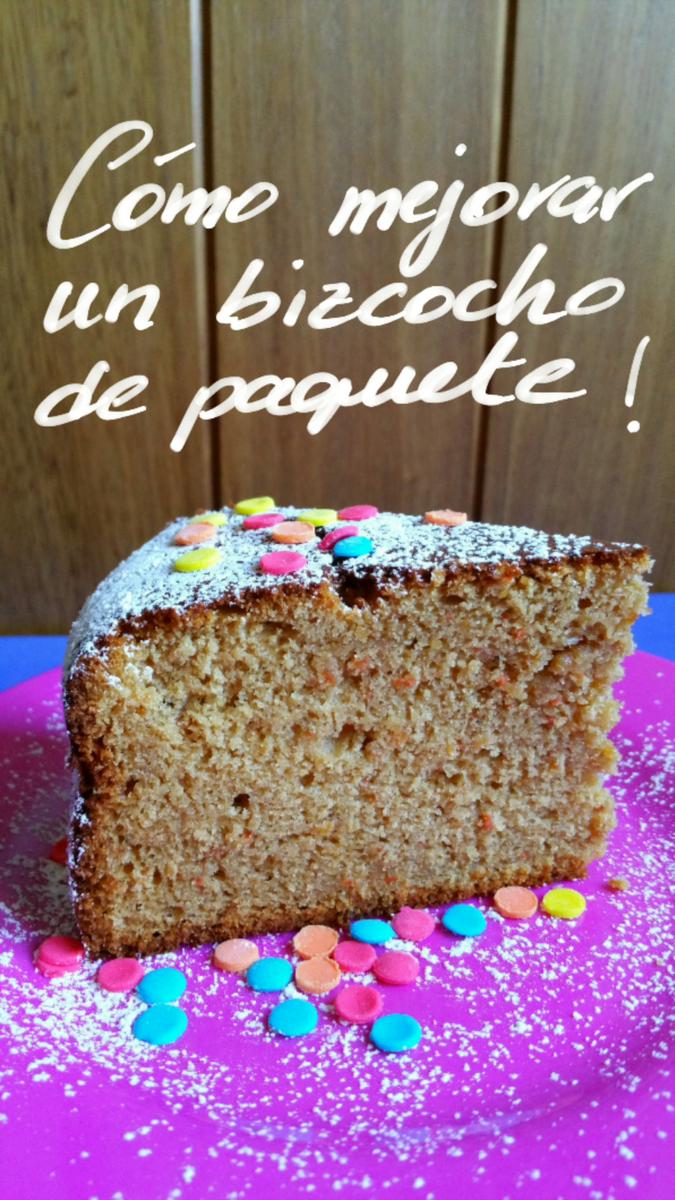 Cómo mejorar un bizcocho de paquete