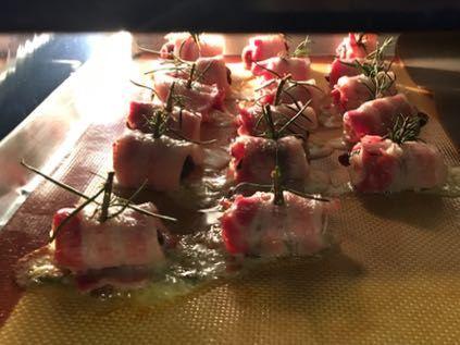 Pasabocas en el horno