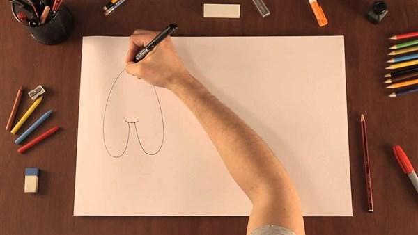 paso 1 para dibujar letras en forma de burbuja