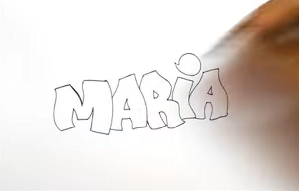 paso 1 para dibujar letras en graffiti