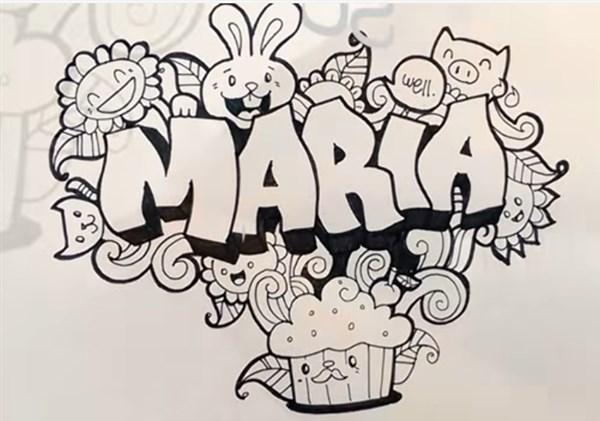 paso 5 para dibujar letras en graffiti