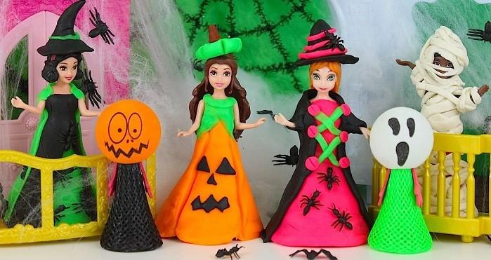 plastilina con princesas magic clip