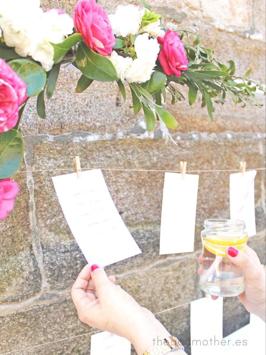 seating diy - tutorial seating boda - seating boda handmade 7