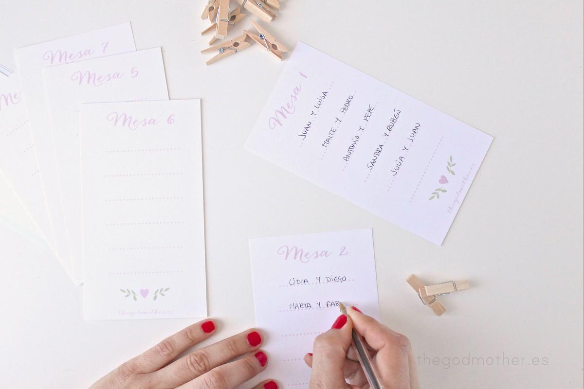 seating diy - tutorial seating boda - seating boda handmade 5