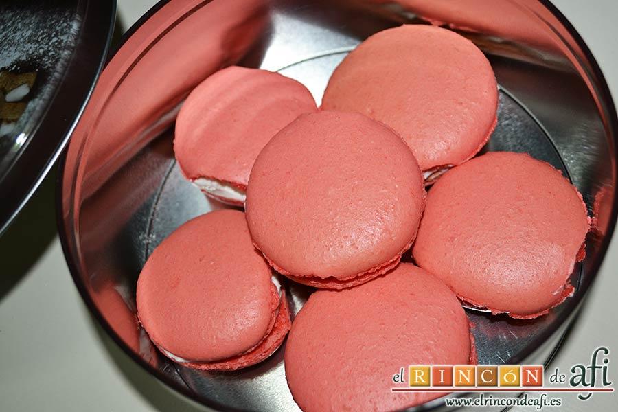 Macaroons de Lorraine Pascale, sugerencia de presentación
