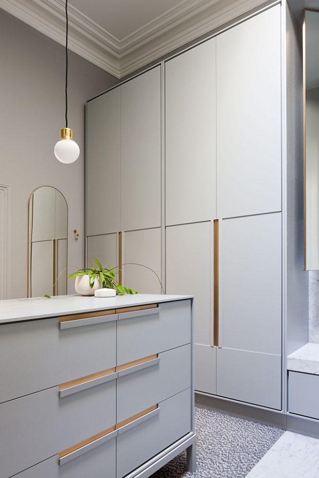 armarios diseño con tirador empotrado