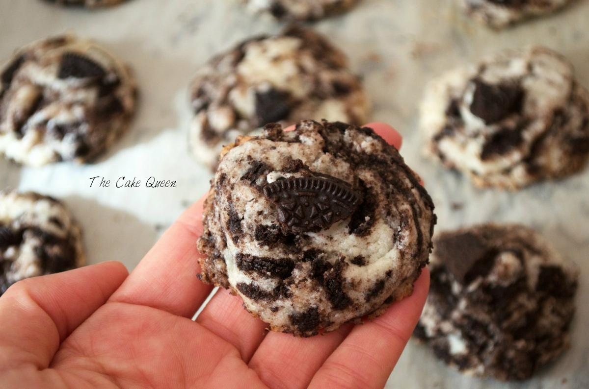 Galletas de queso crema y oreo 