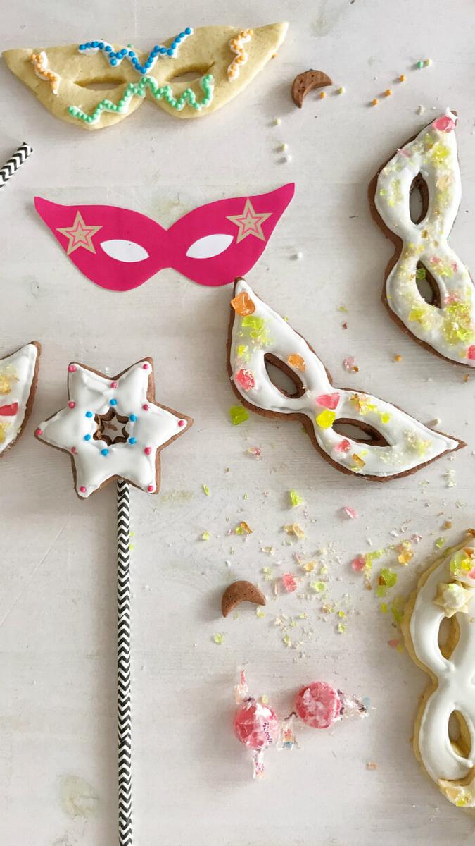 Máscaras para Carnaval por Pintando las nubes