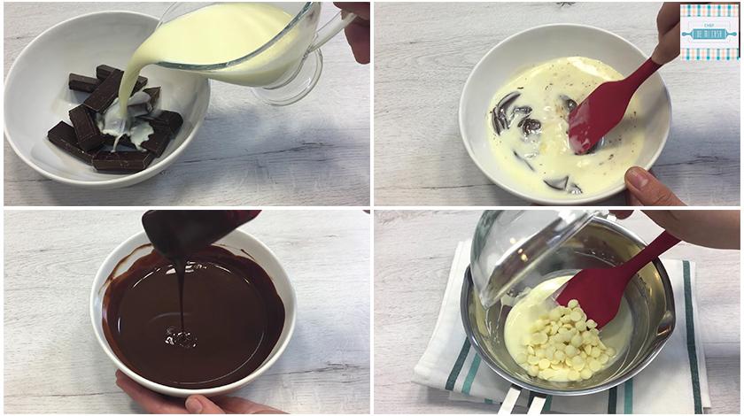 Receta de Bombones de Chocolate Caseros paso a paso 1