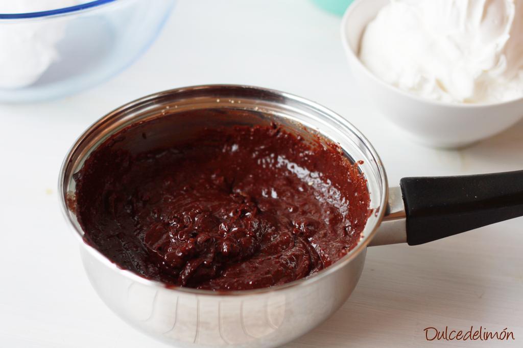 Charlota de Chocolate a la Naranja sin Azúcar para Dos