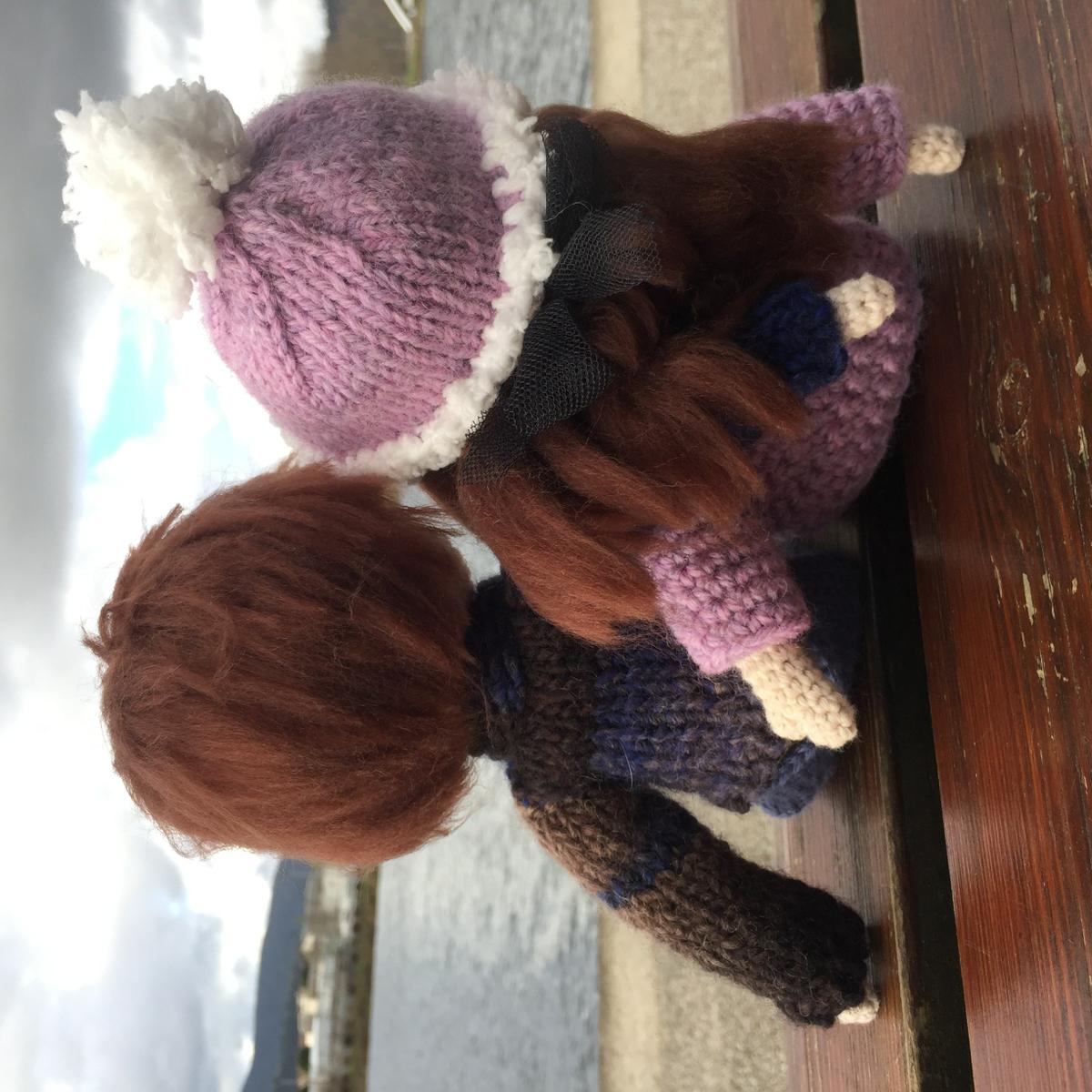 amigurumi san valentín espaldas