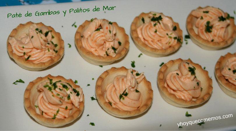 pate de gambas y palitos de mar