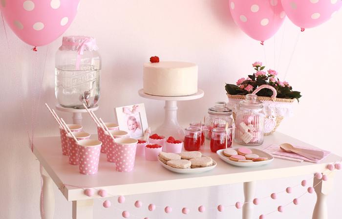 Decoración fiesta rosa para niñas