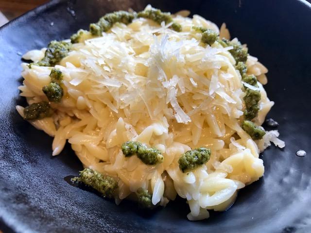 Falso Risotto de Idiazabal con Pesto