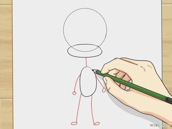 paso 4 para dibujar personajes de comic