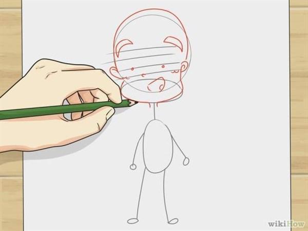 paso 7 para dibujar personajes de comic