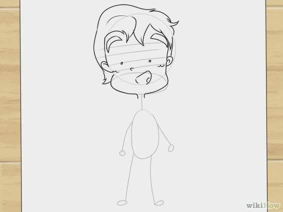 paso 8 para dibujar personajes de comic