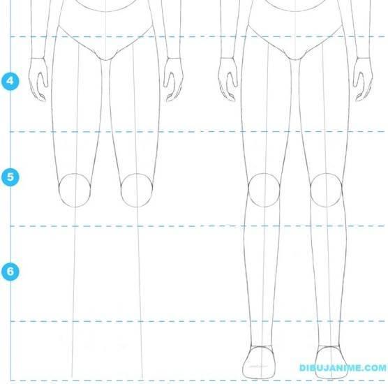 paso 4 para dibujar personajes masculinos