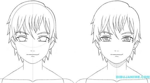 paso 5 para dibujar personajes masculinos