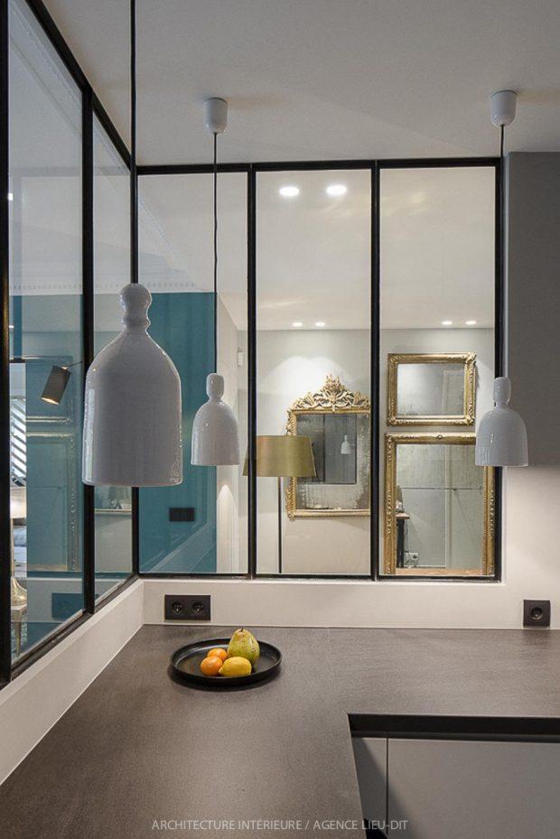 lamparas blancas cocina