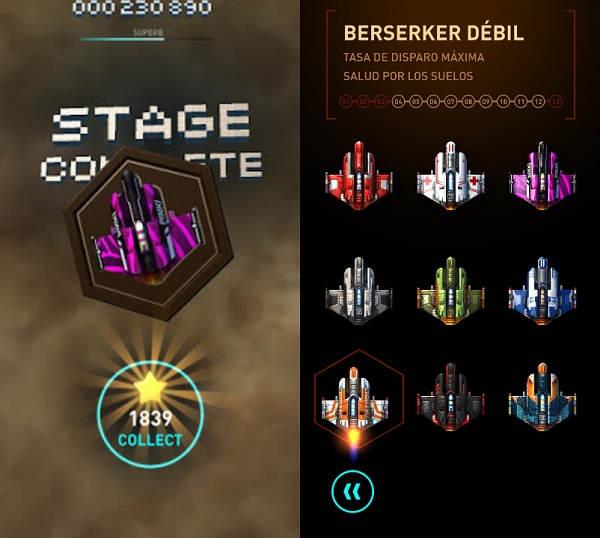 Sky Force juego para Android mata marcianos app juego shoot em up para Android gratuito gratis review reseña analisis descargar Sky Force Reloaded