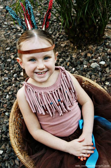 disfraz casero de indio