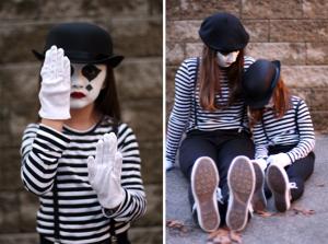 disfraz facil y sencillo de mimo