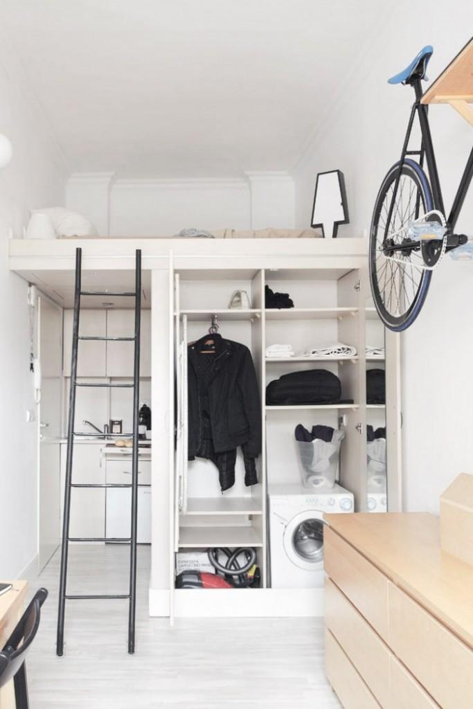 decorar un dormitorio multiusos con inspiración nórdica