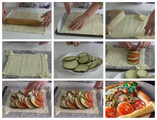 tarta-de-berenjena-tomate-y-queso elaboración