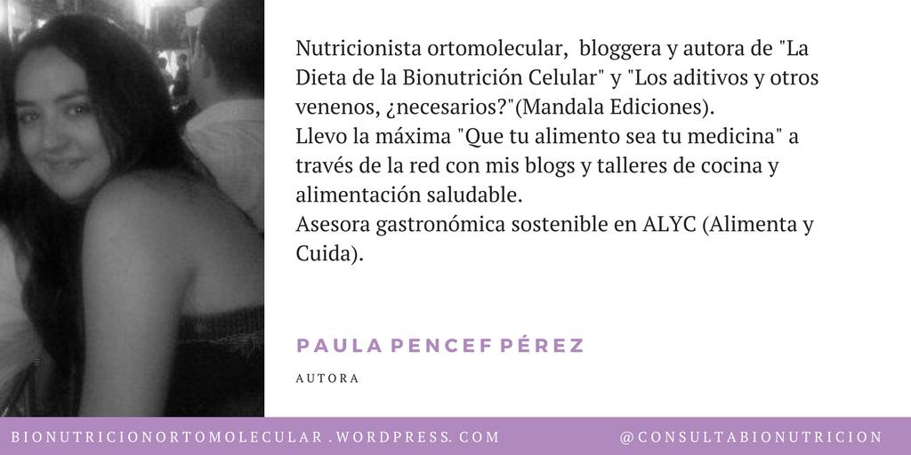Paula Pencef Pérez-Nutricionista-Escritora