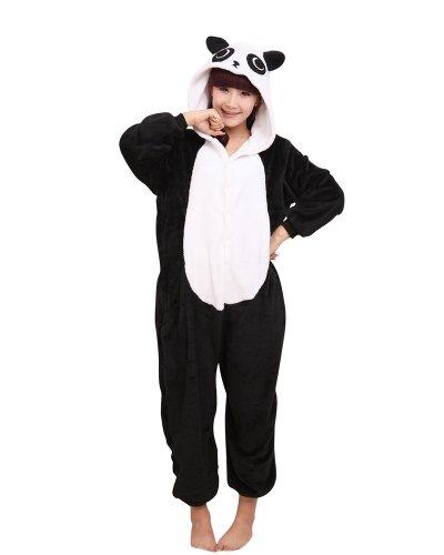 Moollyfox Kigurumi Pijamas Unisexo Adulto Traje Disfraz Adulto Animal Pyjamas Panda M