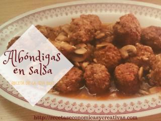 Albóndigas en salsa