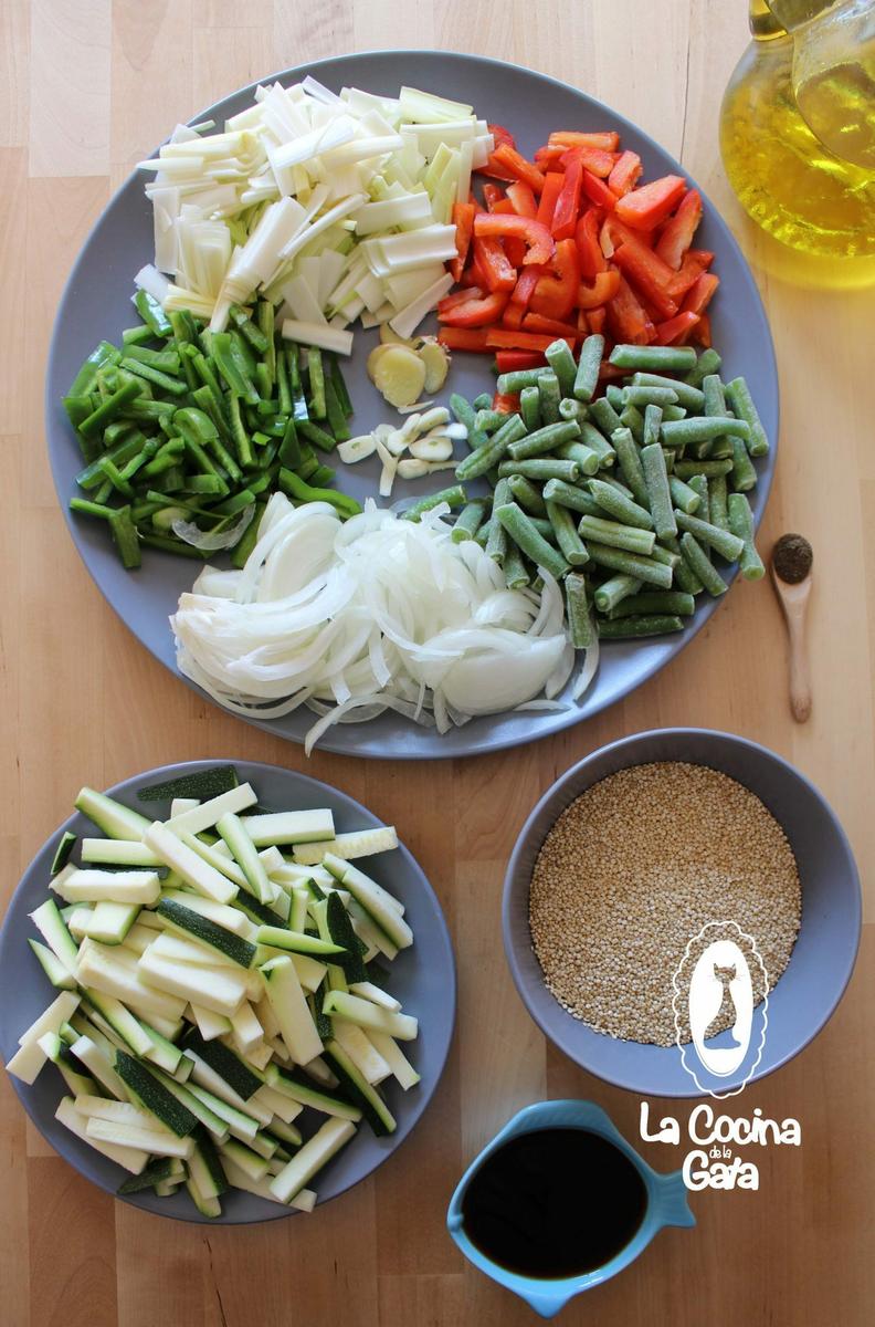 Ingredientes para el revuelto