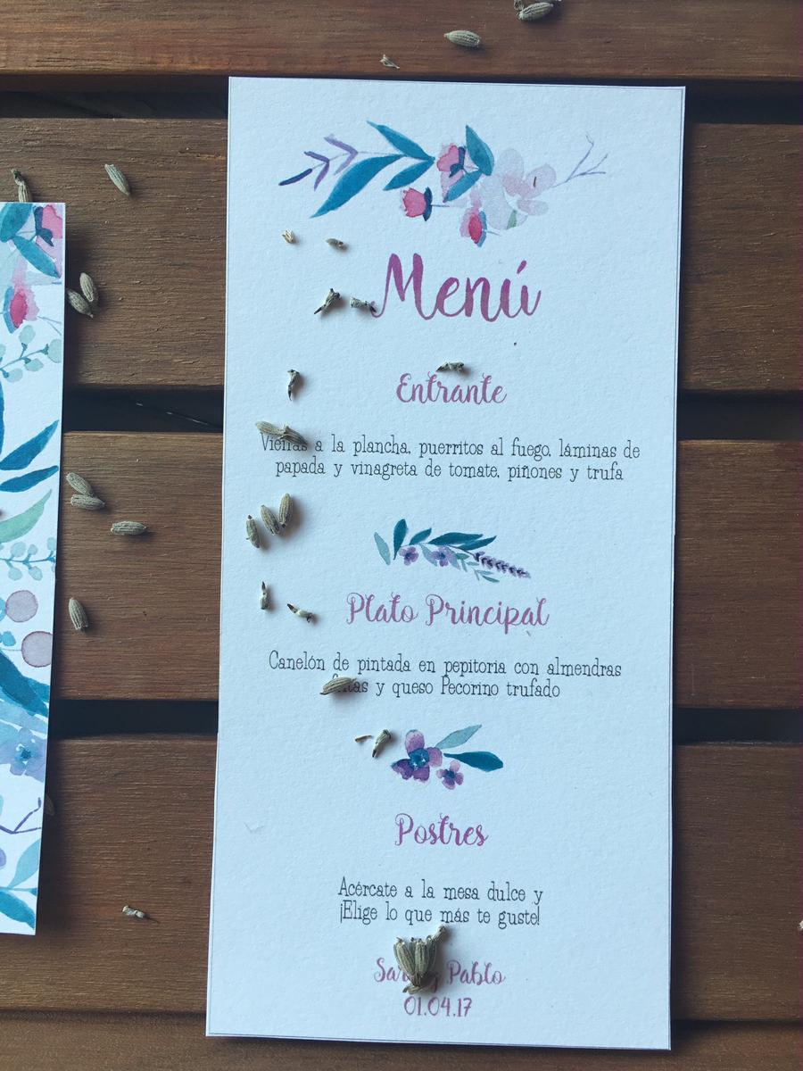 En el jardín by Tu Día Perfecto Wedding Planner: invitaciones de boda románticas, invitaciones de boda provenzales: lavandas, rosas y flores silvestres. Romantic wedding stationery, lavender, rosas and wild flowers.