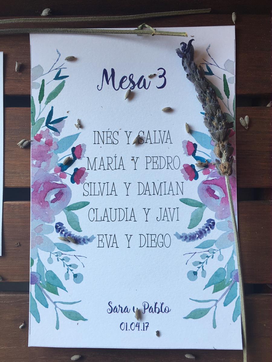 En el jardín by Tu Día Perfecto Wedding Planner: invitaciones de boda románticas, invitaciones de boda provenzales: lavandas, rosas y flores silvestres. Romantic wedding stationery, lavender, rosas and wild flowers.