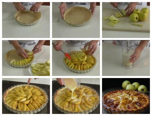 tarta-francesa-de-manzana elaboración