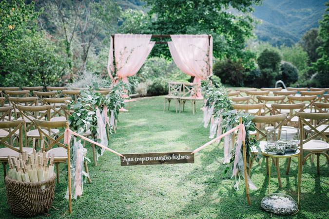 Una boda romántica y elegante