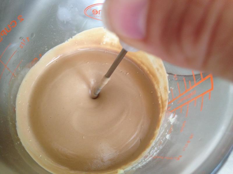 batir la mascarilla hasta emulsionar