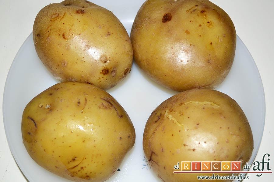 Pastelillo de Elvira, escurrirlas cuando estén tiernas