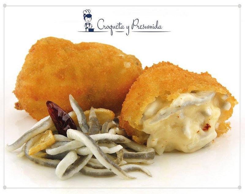 Croqueta-y-presumida-angulas sucedáneas